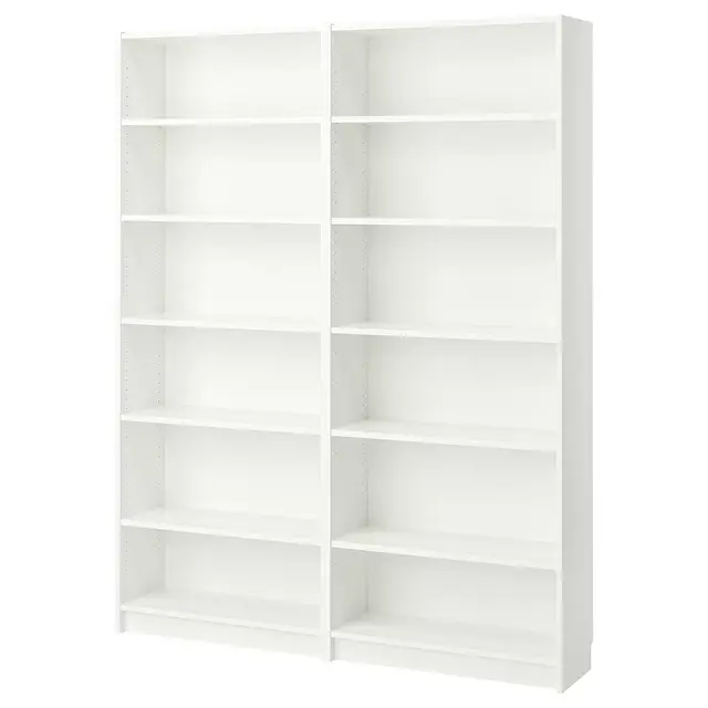 BILLY Bookcase, white, 63x11x79 1/2 "Show measurements specifications
