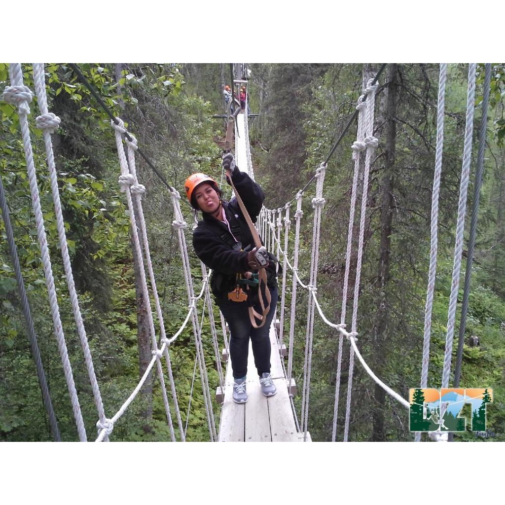 Zip-lining in Denali was a blast!