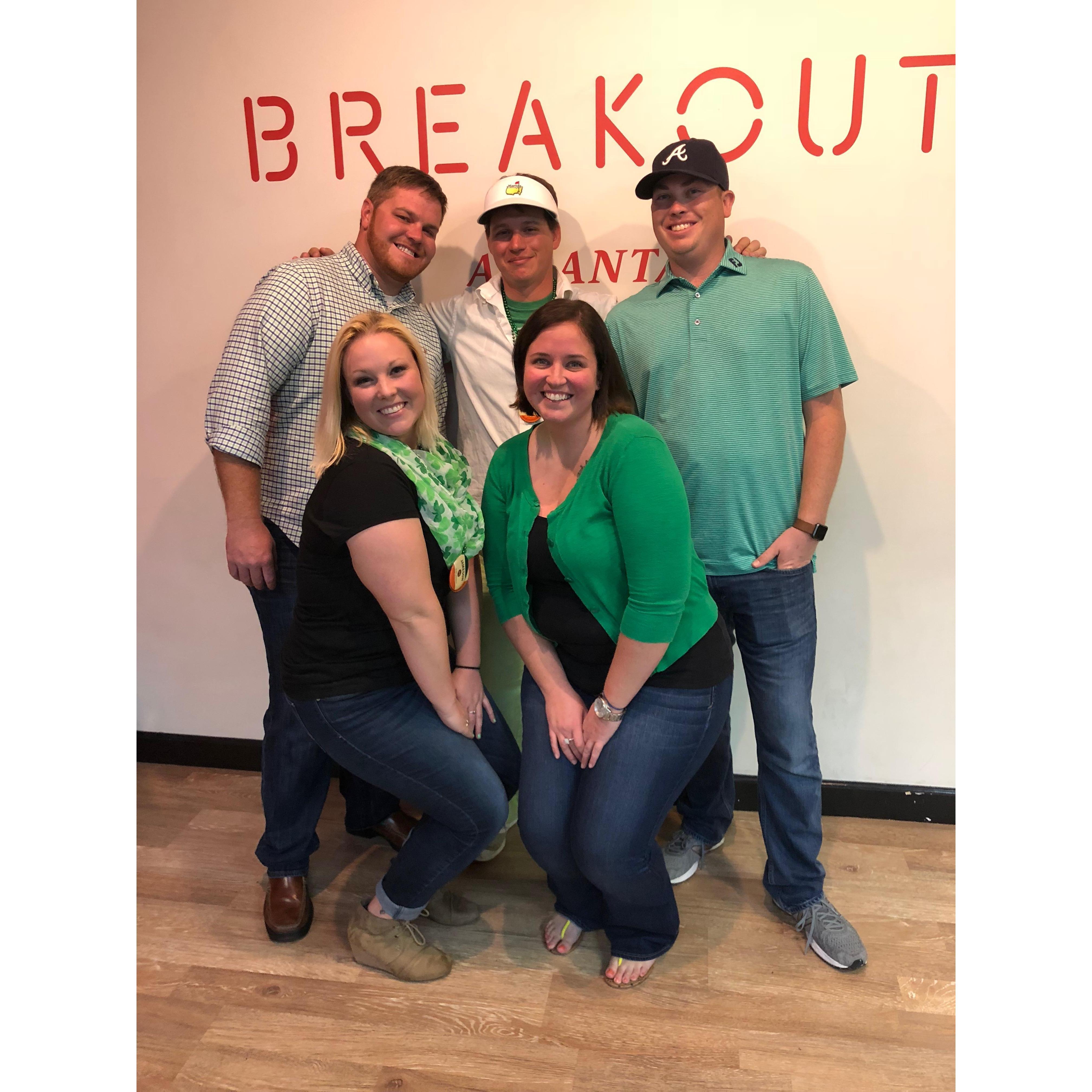Tyler's birthday, escape room