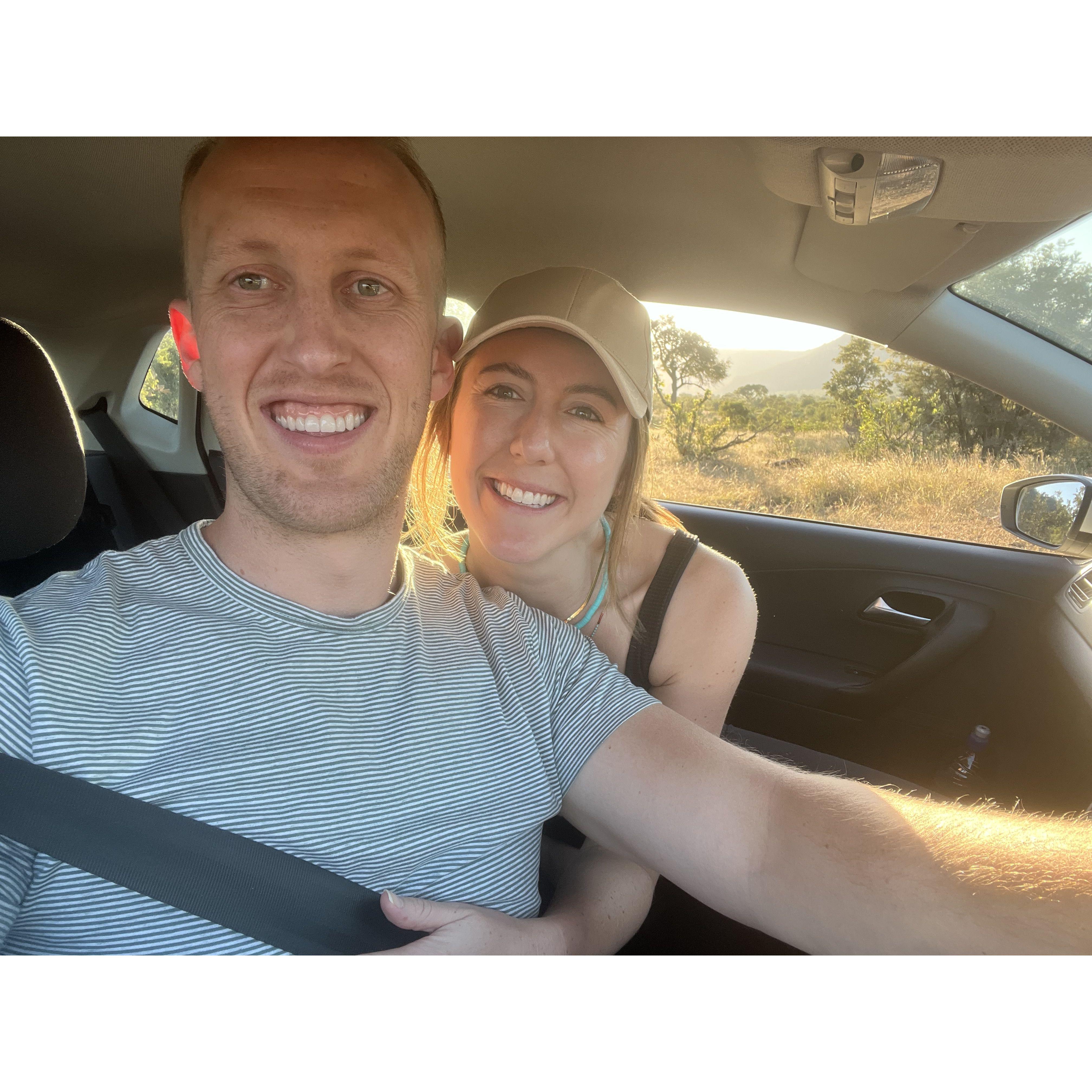 Day 1 of our first safari together! Kruger National Park, May 2024