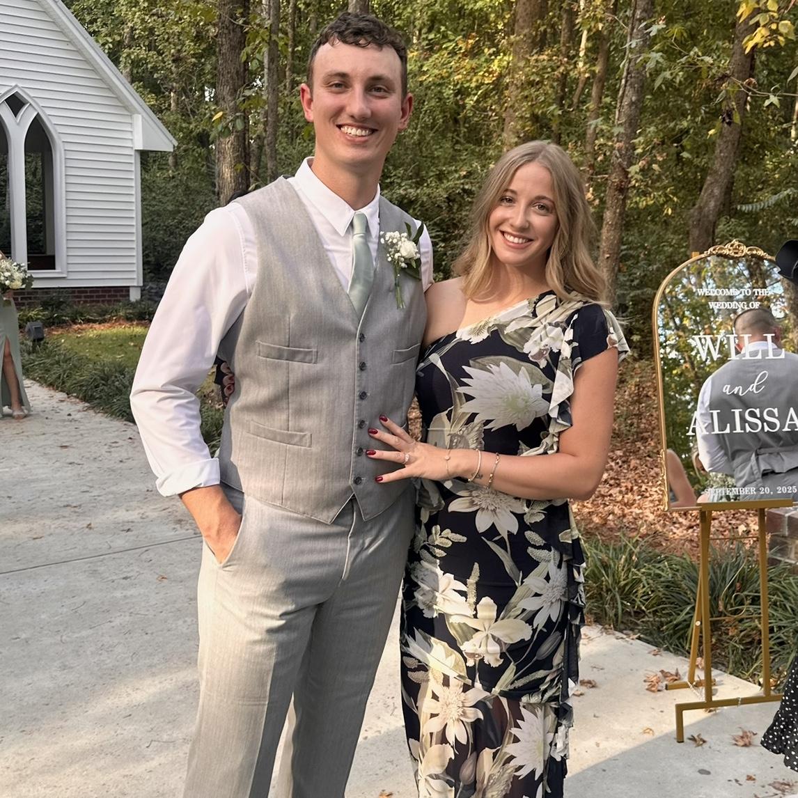 Celebrating Alissa’s wedding in September 2025