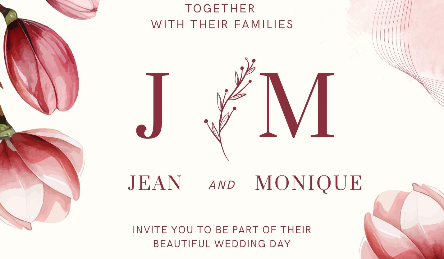 The Wedding Website of Monique Mitchell and Jean Sapini