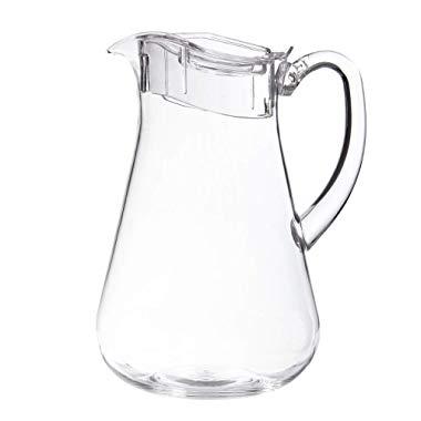 STORi Clear Plastic 64-ounce Pitcher with Lid