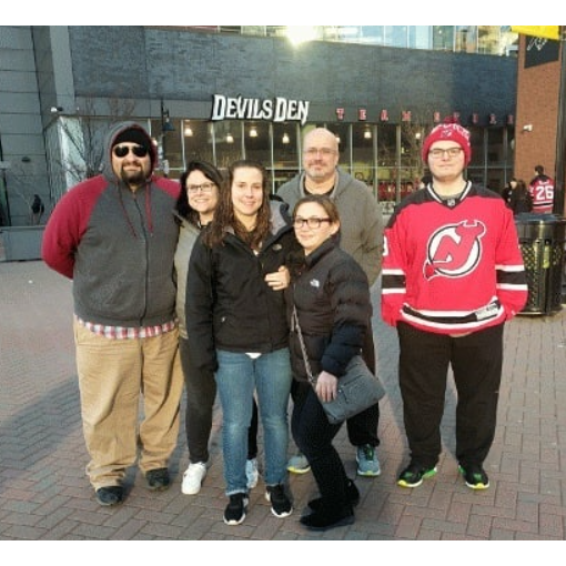 Devils game with Fernando, Nicole, Bill and Justin!
