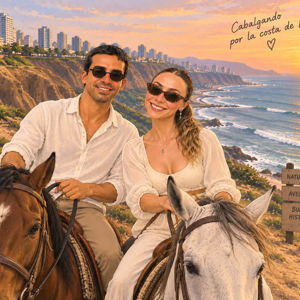 Horseback Riding by the Coast