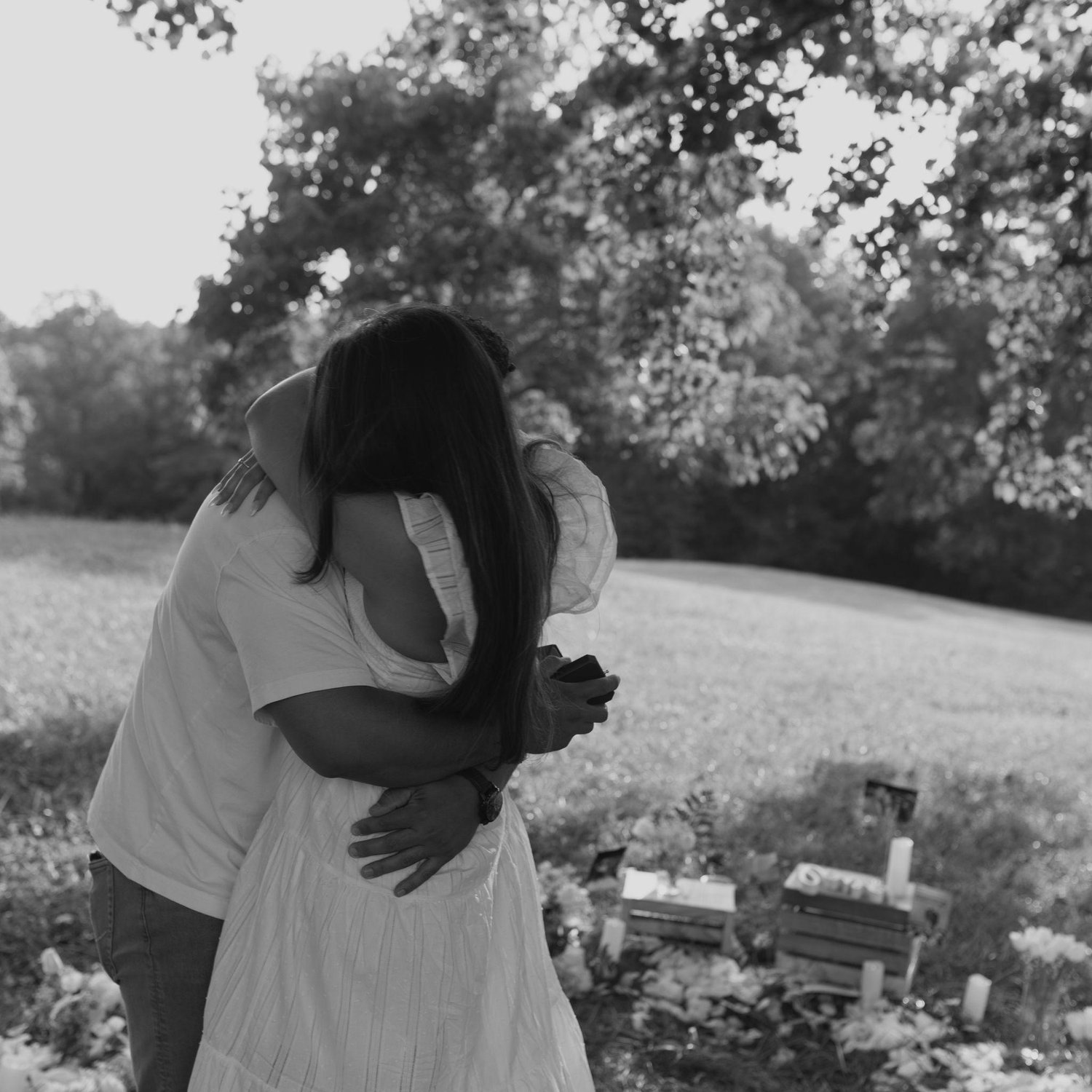 The moment I said "Yes"  -  El momento en el que dije que "Si"!