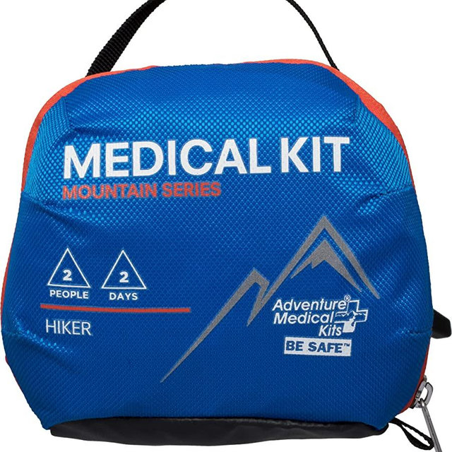 Adventure Medical Kits AMK Mountain Series Hiker Medical Kit, Blue/Orange, One Size, 0100-1001