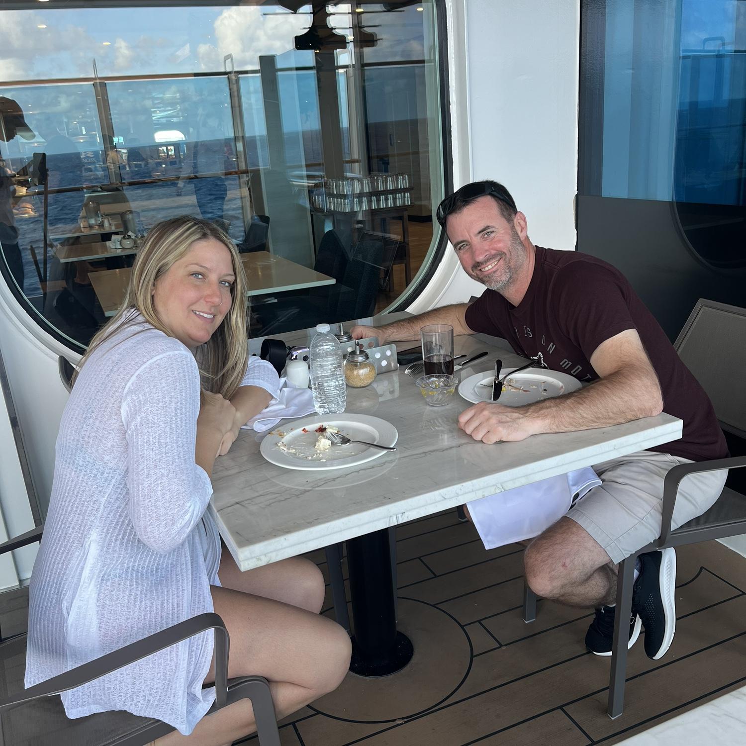 Our 1st cruise together ❤️