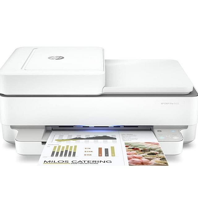 HP ENVY Pro 6455 Wireless All-in-One Printer | Mobile Print, Scan & Copy | Auto Document Feeder (5SE45A)