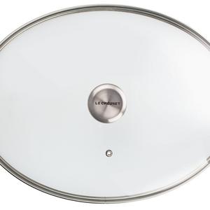 Le Creuset of America Le Creuset 15 3/4" Signature Oval Glass Lid with Steam Vent, Na