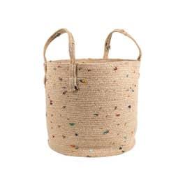Bright Bits Jute Basket (LG)
