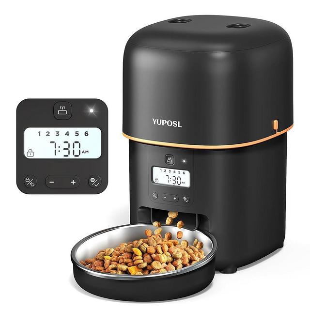 Yuposl Automatic Dog Feeders - 8cup/68oz for Pets, Automatic Cat Feeders with Over 180-day Battery Life, Timed Automatic Pet Feeder 1-6 Meals Control, Cat Feeder Cat Food Dispenser Freshness Dry Food