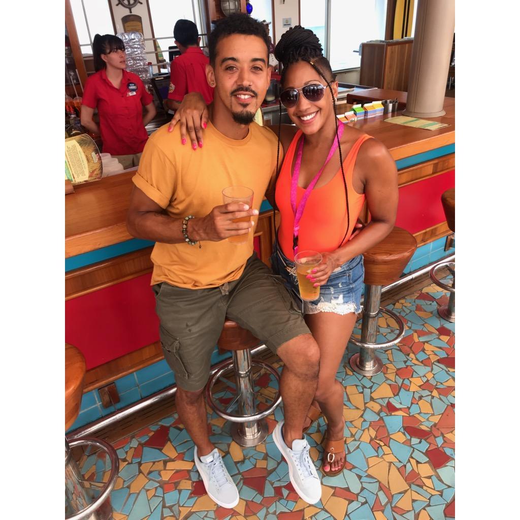 Our first vacation together! Cruise for Johan's 40th!
