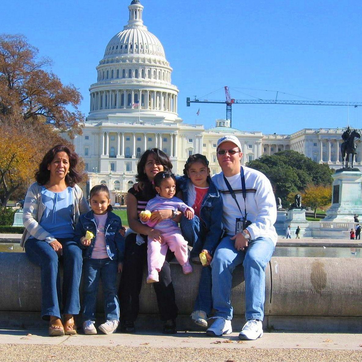 Paseando a la abuela por el Capitolio, Washington DC 2002