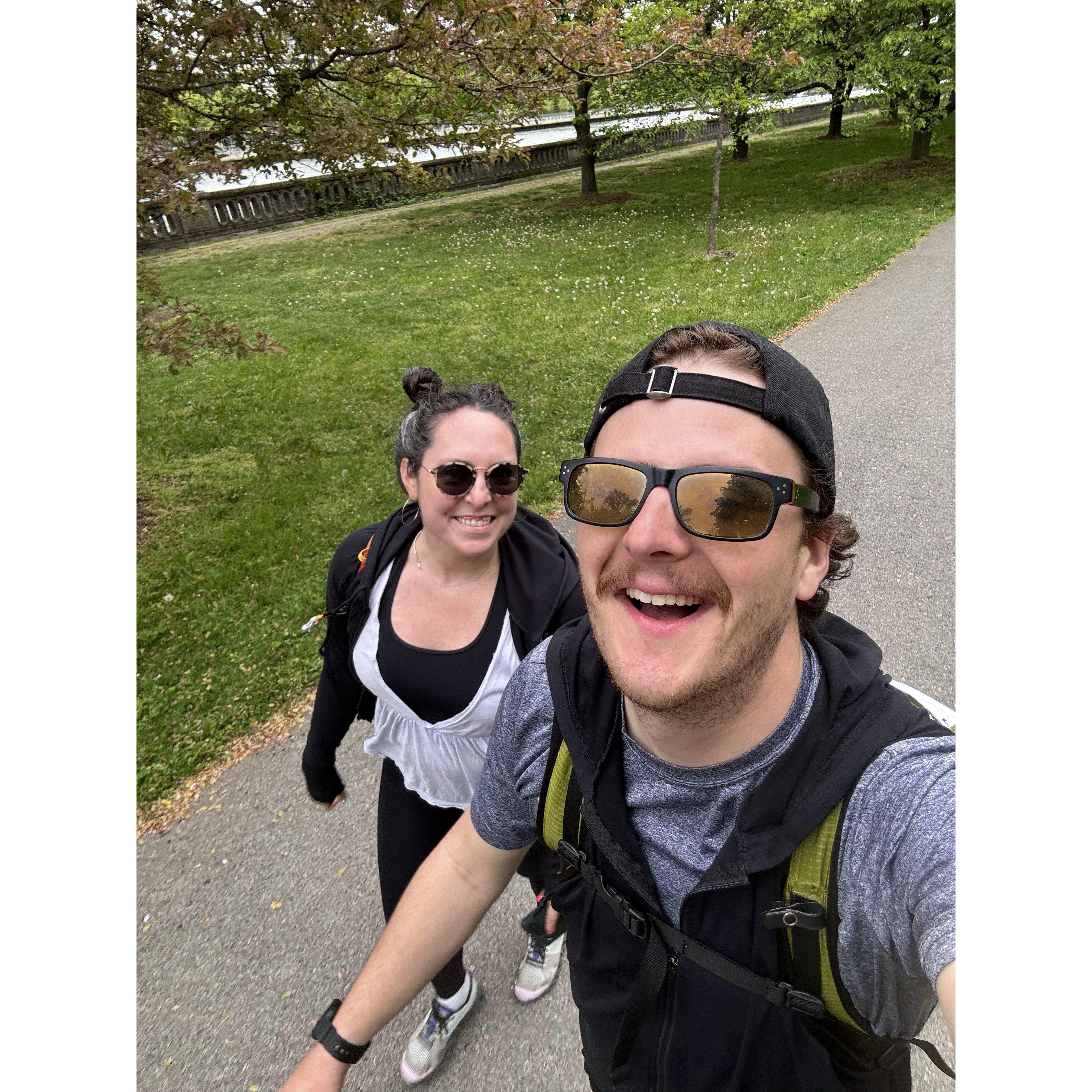 Our 3rd Great Saunter, a 32 mile walk around the perimeter of Manhattan. 2024