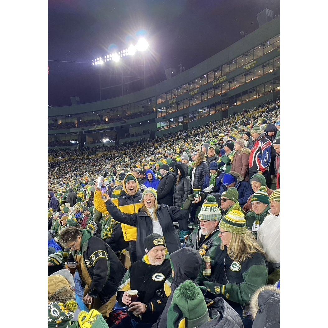 Eric's first trip to Lambeau