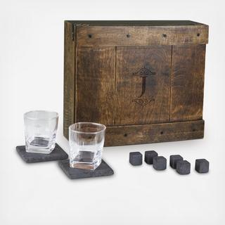 Personalized 10-Piece Whiskey Box Gift Set