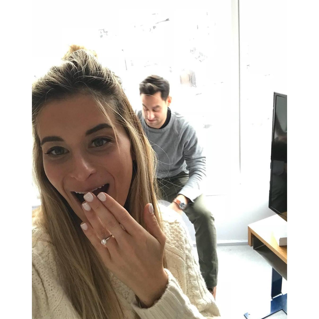 Right after the proposal in NYC x