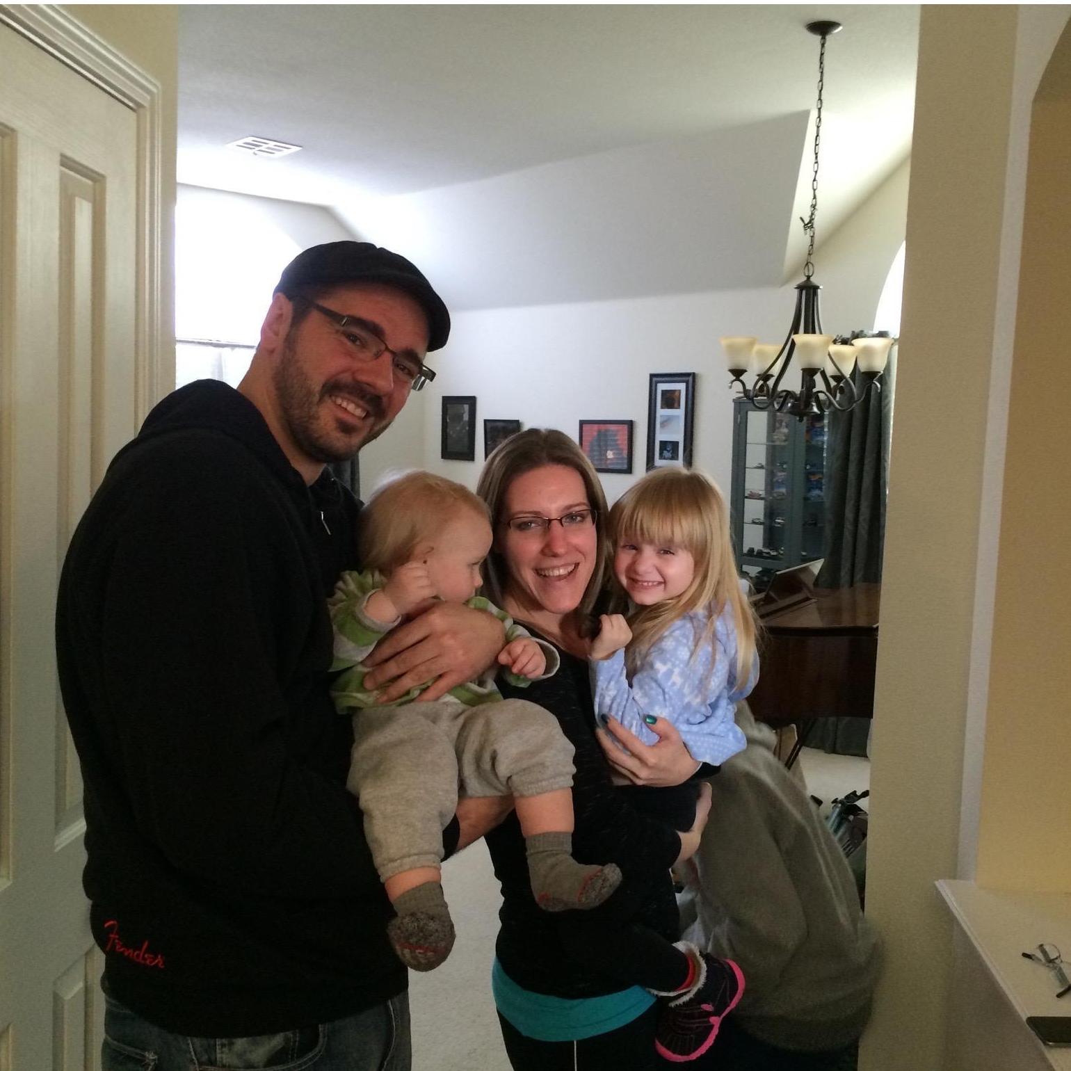 The first time Jake met Mary's niece and nephew, Talitha and Reuben, they are flower girl and ring bearer in the wedding coming all the way from Texas!