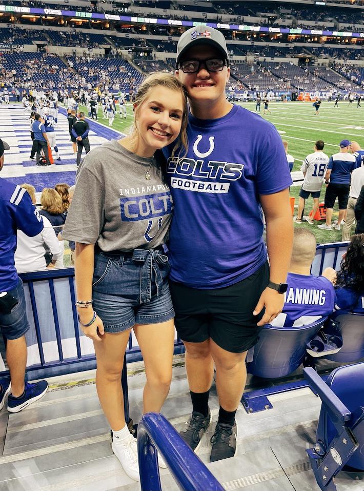 Our first Colts game together! September 19, 2021