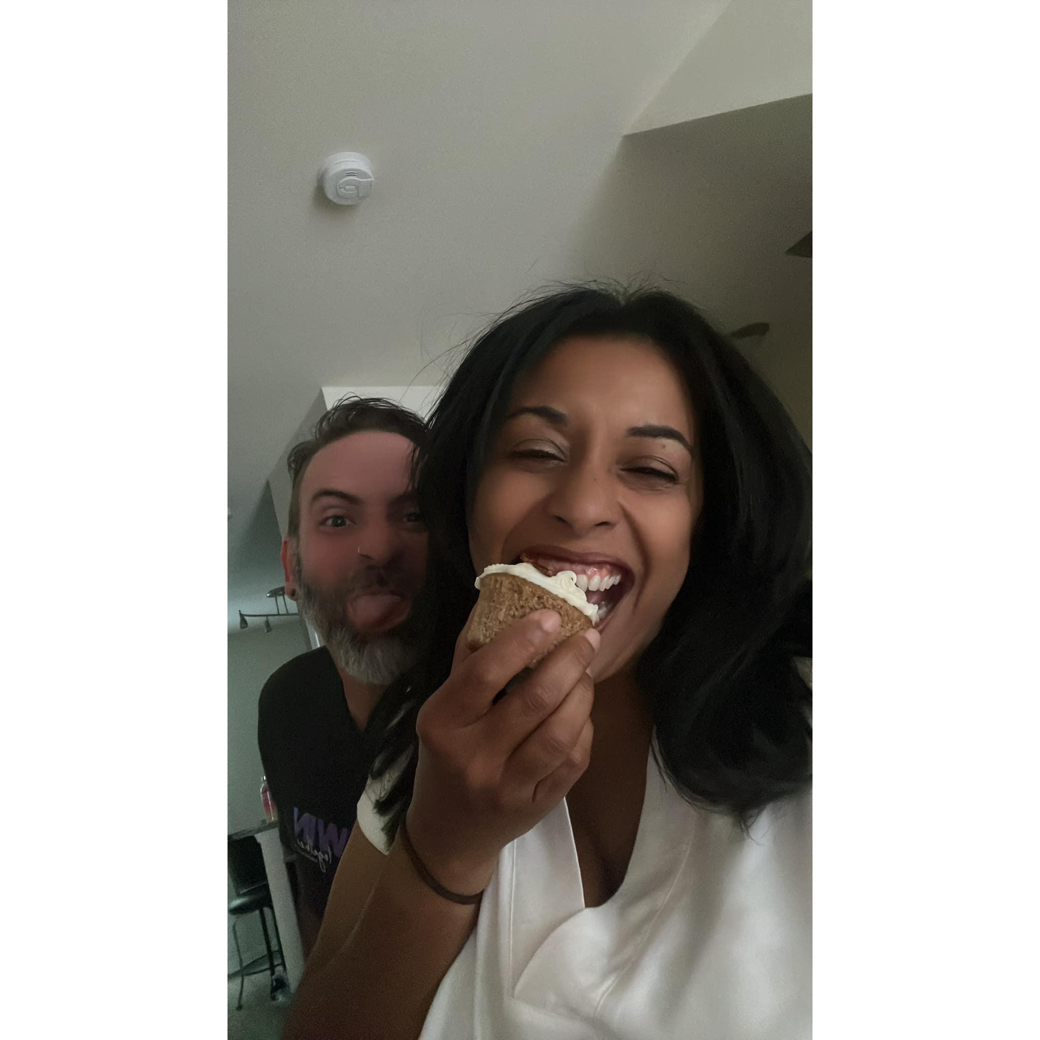 I love his cupcakes