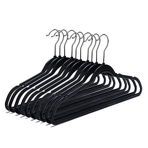 Wire Hangers 50 Pack Coat Hangers Strong Heavy Duty Metal Hangers 16.5 Inch  Ultra Thin Space Saving Clothes Hangers by TIMMY