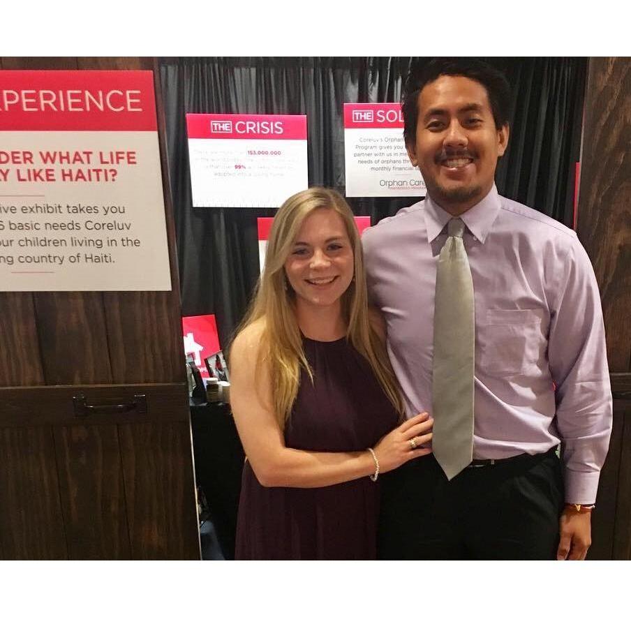 Kevin and Ashley enjoy defending the orphan together #CoreluvGala2019