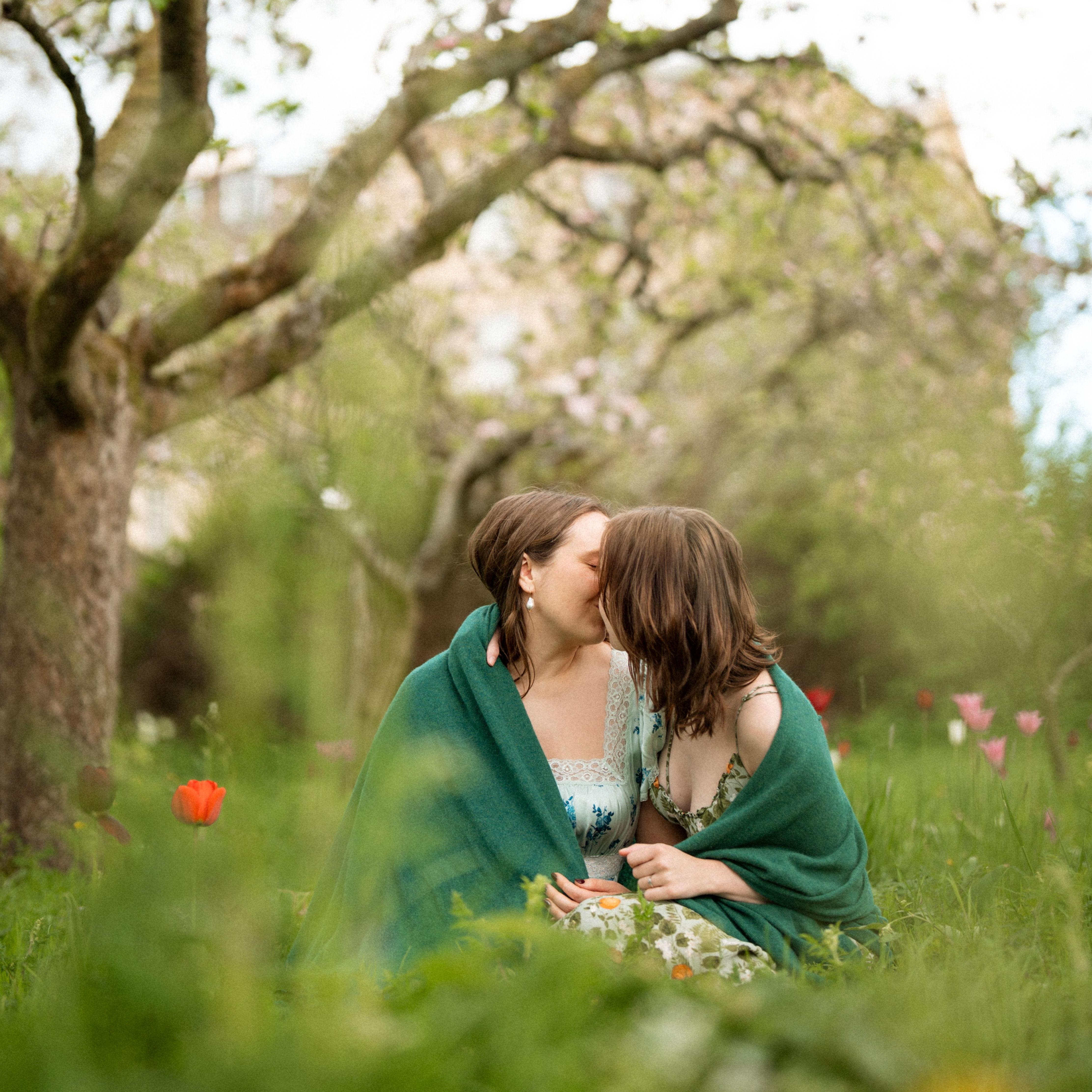 In the Worcester apple orchard this spring!