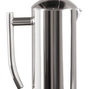 Frieling USA Double Wall Stainless Steel French Press Coffee Maker with Patented Dual Screen in Frustration Free Packaging, Polished 17-Ounce