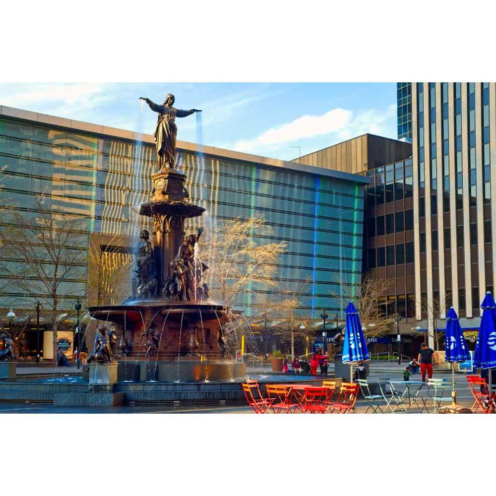 Fountain Square, downtown Cincinnati