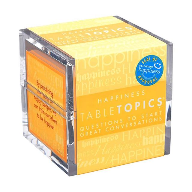TableTopics Happiness: Questions to Start Great Conversations