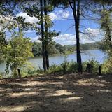 Mountain biking at W. Kerr Sott Dam & Reservoir trails