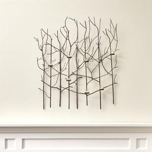 Twiggy Metal Wall Candle Holder