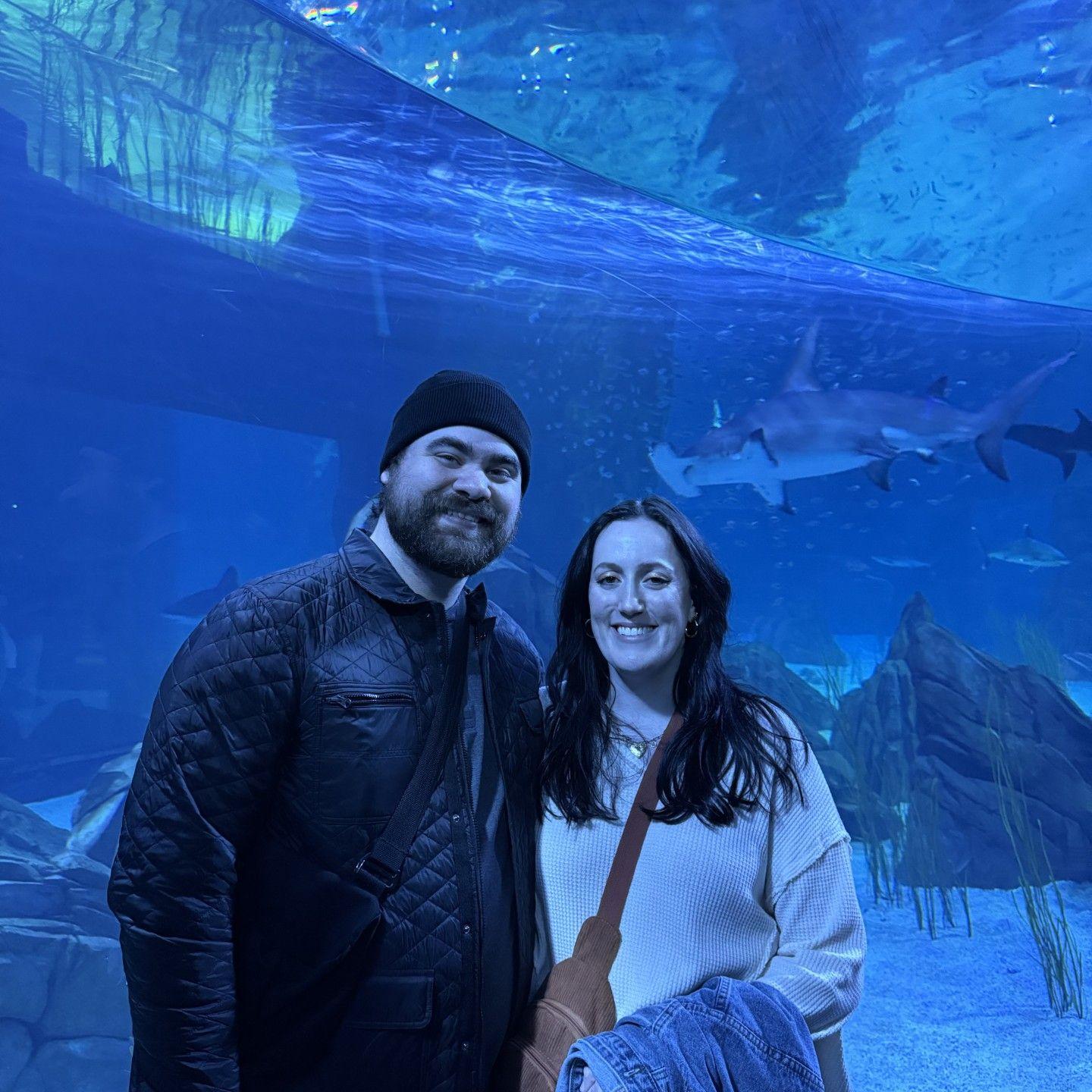 Gabby's first visit to the Georgia Aquarium!