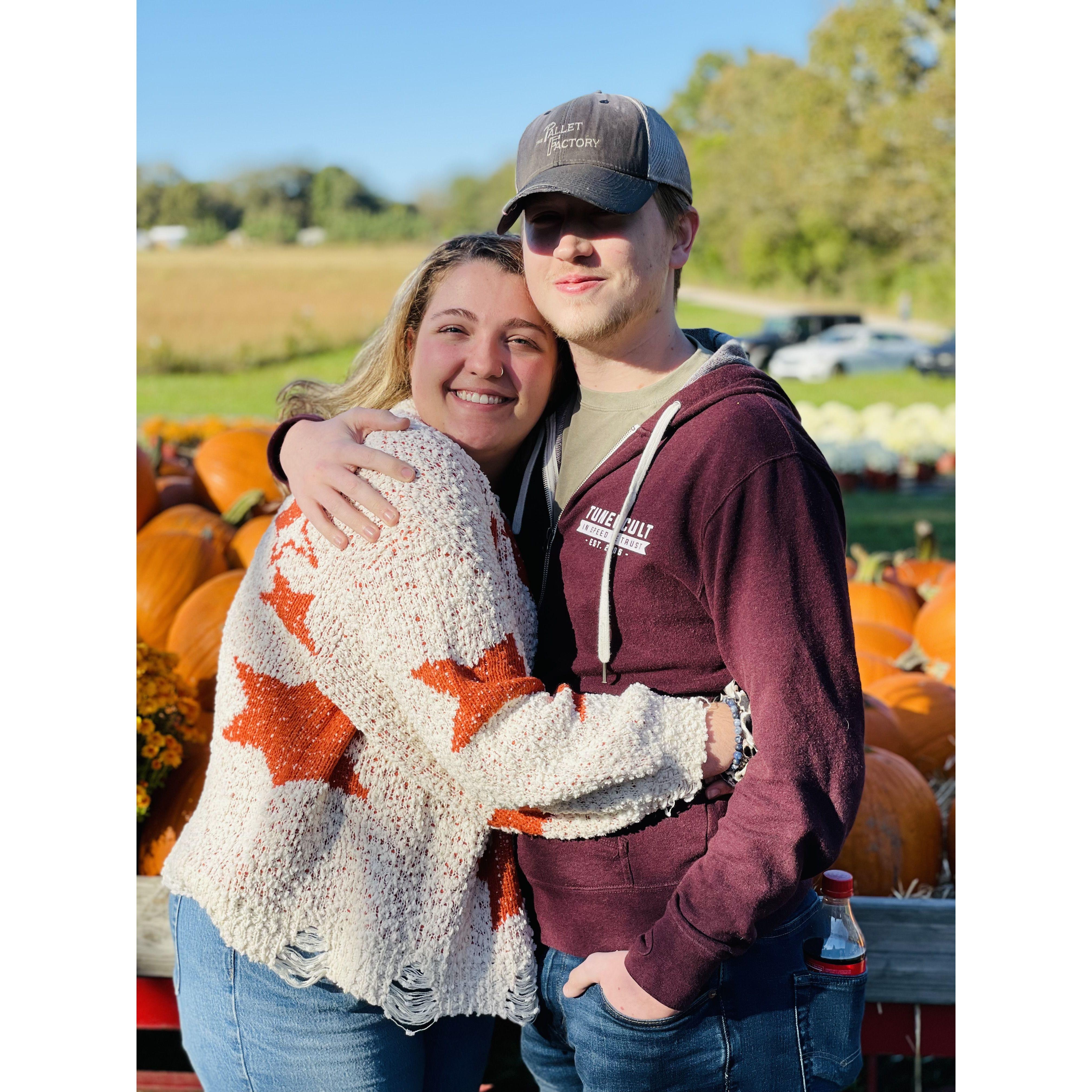 First pumpkin patch trip