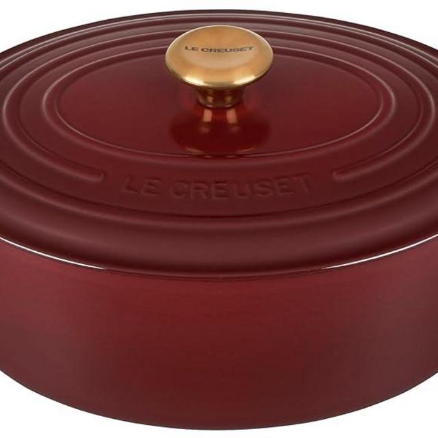 Le Creuset Enameled Cast Iron Signature Oval Dutch Oven, 6.75 qt., Rhone