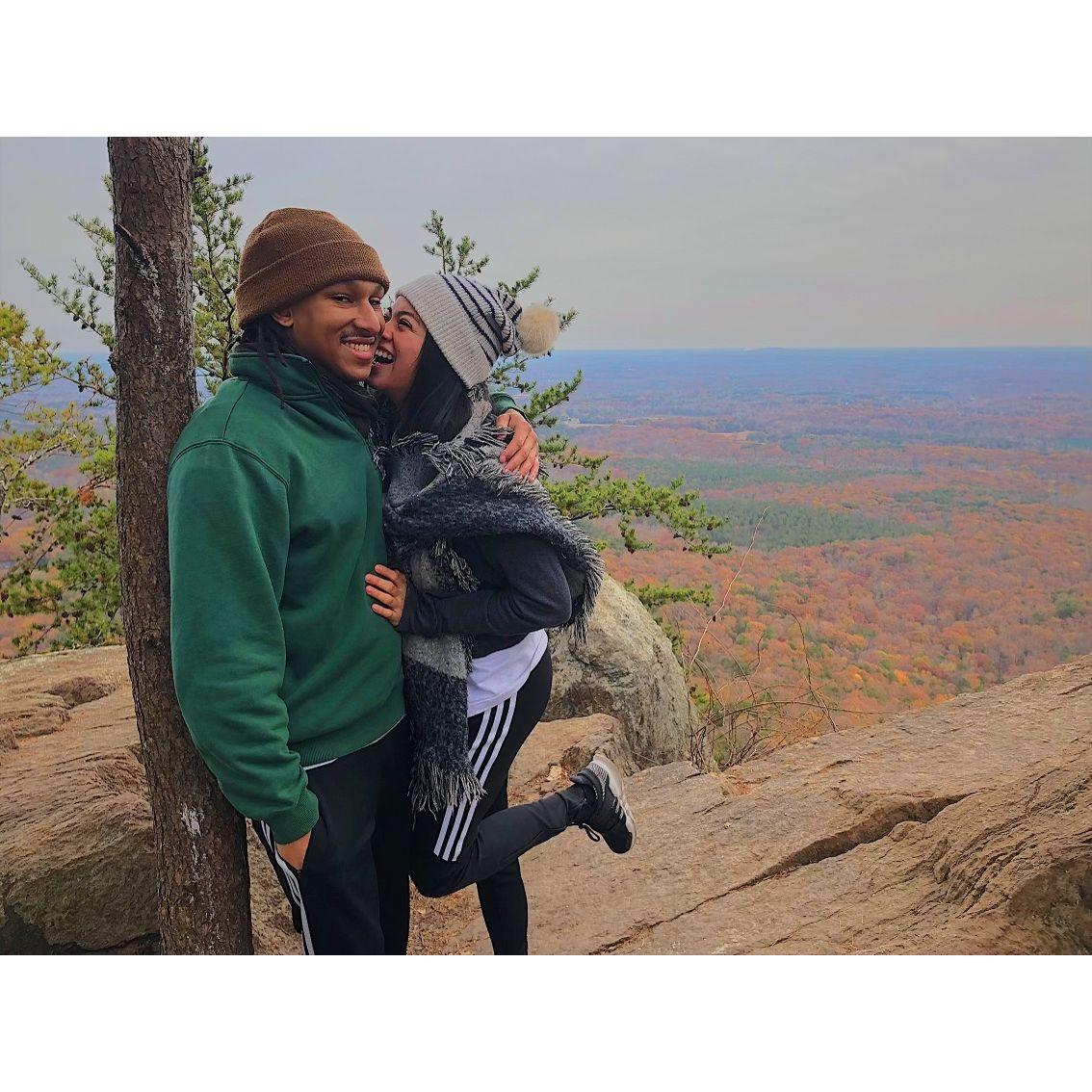 We love spending time outdoors.