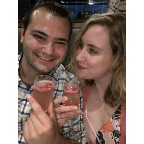 Celebrating our secret engagement