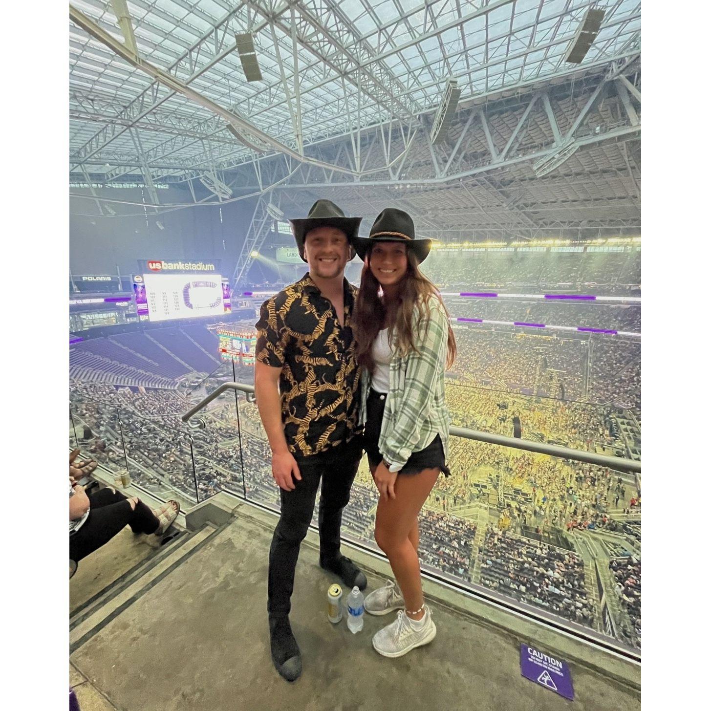 On our first date at a Morgan Wallen concert! June 21st, 2024
