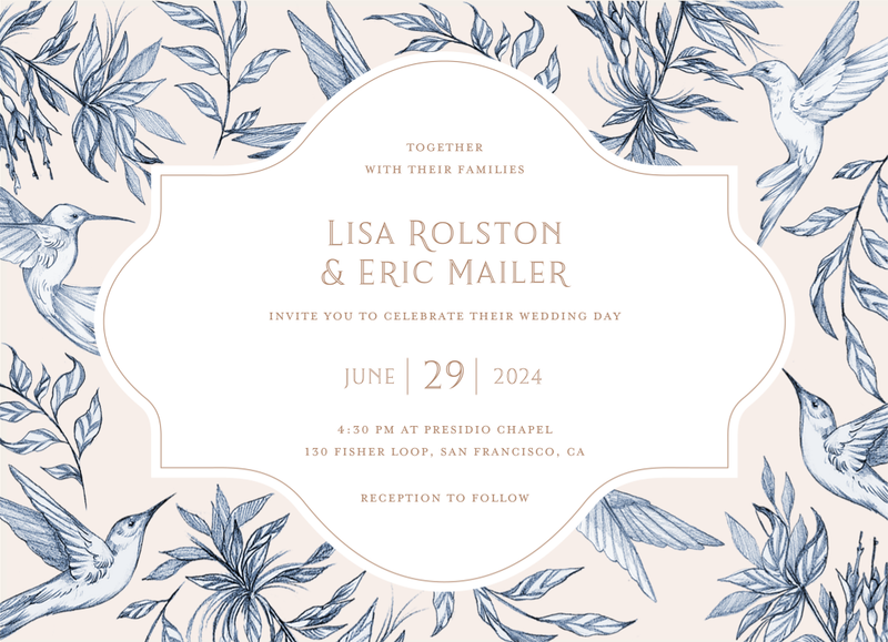 Brenton Landscape | Linen | Zola Wedding Invitations