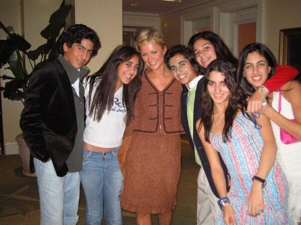 2002 - meeting Paris Hilton together!