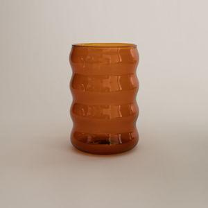 Jumbo Ripple Cup, Amber