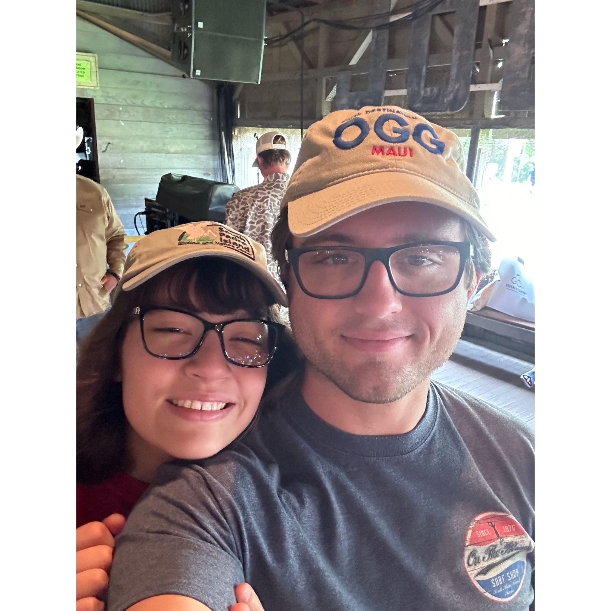 Our first time in Gruene together!