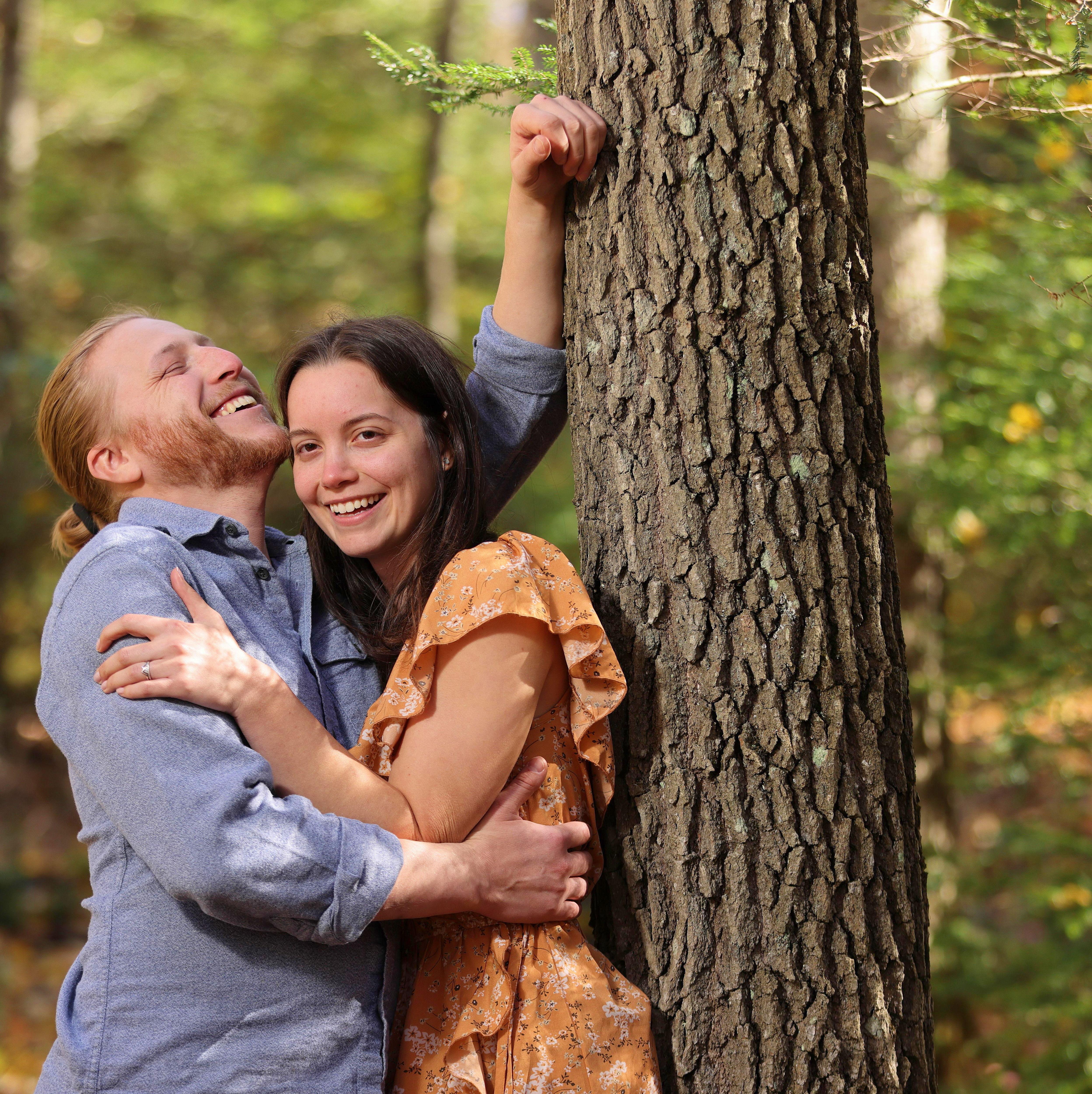October 2023. Engagement Shoot at Swallow Falls State Park, Maryland.