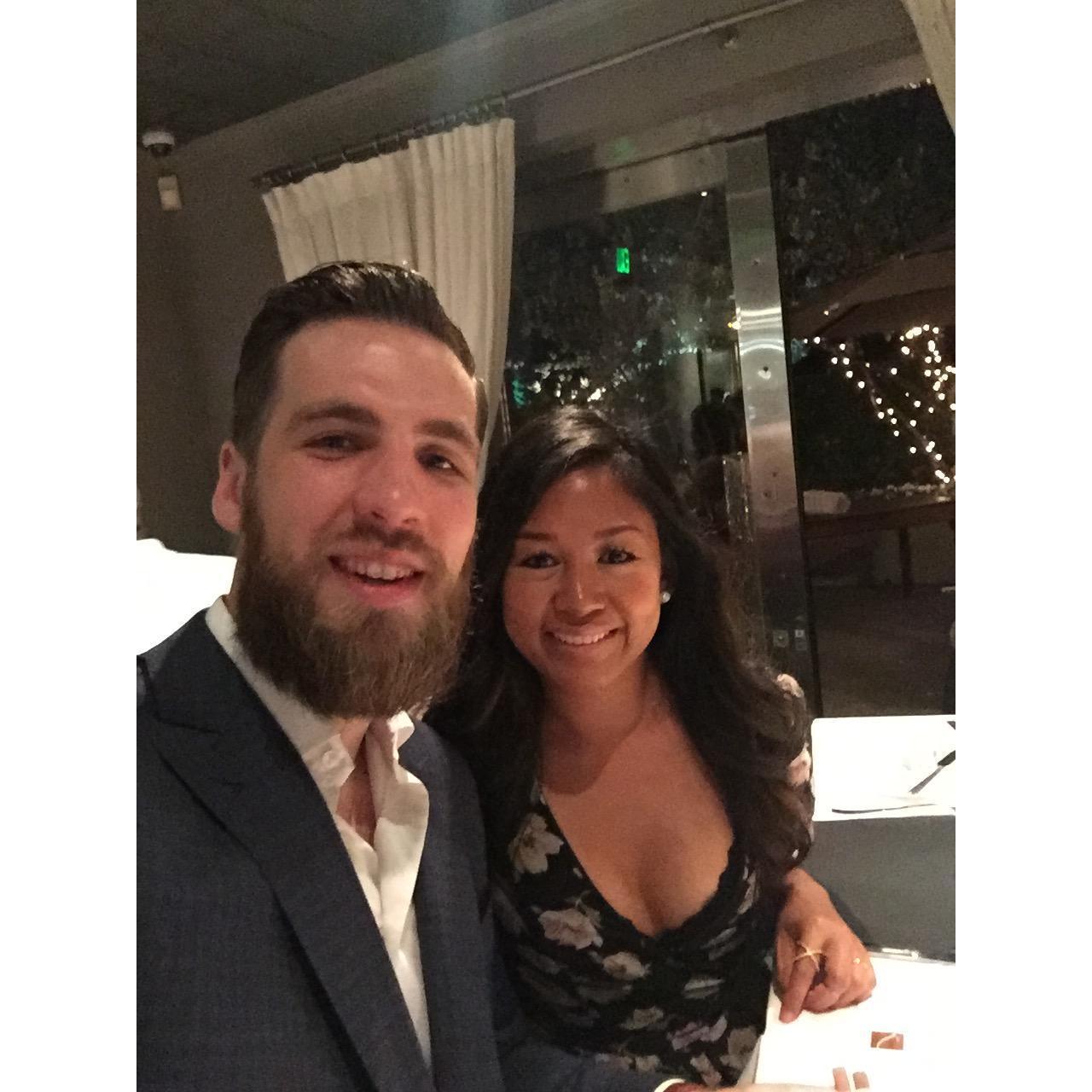 First time at The Kitchen. We were in love....with the food! It's one of our favorite qualities we share.