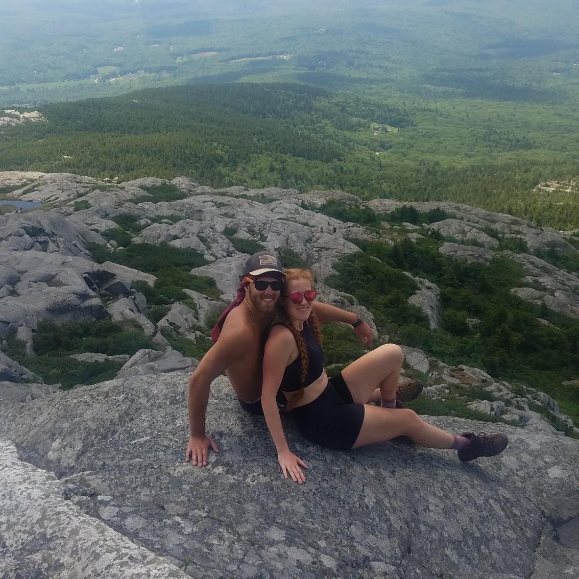 First time we hiked Mt Kearsarge together, July 2018