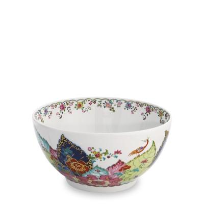 Mottahedeh Serving Bowl, Tobacco Leaf