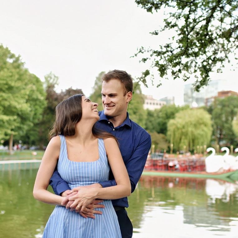 Engagement shoot Boston Public Garden June 2024