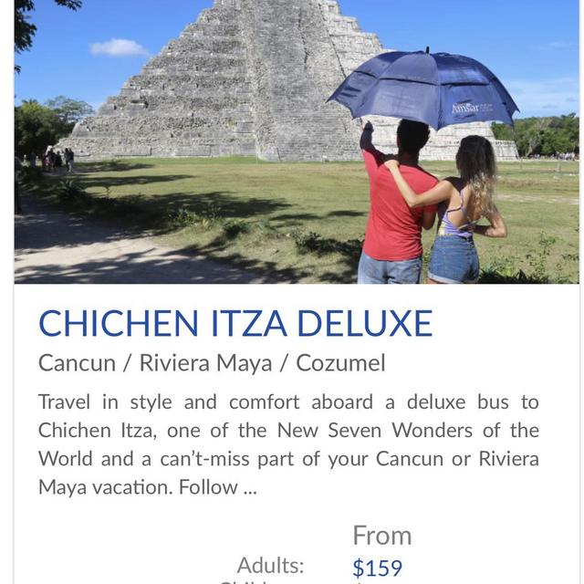 Chichen Itza and Cenote tour