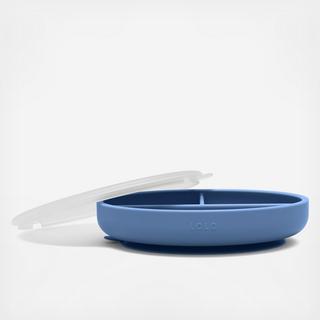 Suction Plate with Lid, Set of 2